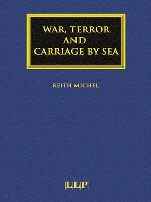 cover image of War, Terror and Carriage by Sea